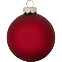 Набор новогодних шаров Christmas ø6 см цвет красный 26 шт.
