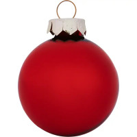 Набор новогодних шаров Christmas ø6 см цвет красный 26 шт.