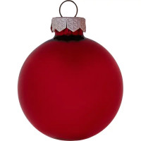 Набор новогодних шаров Christmas ø6 см цвет красный 26 шт.