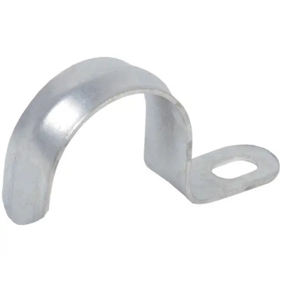 Скоба однолапковая IEK D10 мм оцинкованная 10 шт.