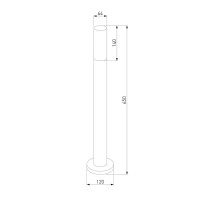 Светильник уличный Elektrostandard Techno 1419 1xE27x60W IP54, цвет серый