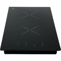 Индукционная варочная панель Kitll KHI 3001 BLACK 30 см 2 конфорки цвет чёрный