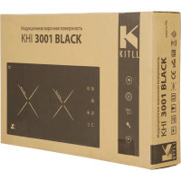 Индукционная варочная панель Kitll KHI 3001 BLACK 30 см 2 конфорки цвет чёрный