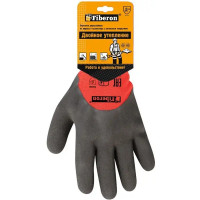 Перчатки латексные Fiberon PR-WNT583 размер 9/L, двойное утепление