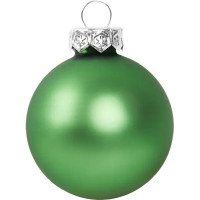 Набор новогодних шаров Christmas ø6 см цвет зеленый 26 шт.