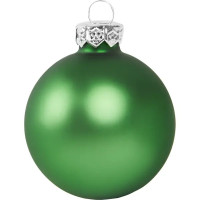 Набор новогодних шаров Christmas ø6 см цвет зеленый 26 шт.