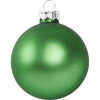 Набор новогодних шаров Christmas ø6 см цвет зеленый 26 шт.