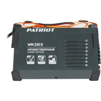 Сварочный аппарат инверторный Patriot WM230D MMA, 230 А, до 5 мм