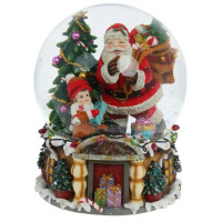 Новогоднее украшение Санта 781493 20.5x15 см разноцветный