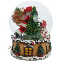 Новогоднее украшение Санта 781493 20.5x15 см разноцветный