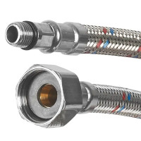 Гибкая подводка для воды Aquabeam 1/2 М10x18 150 см наружная-внутренняя резьба
