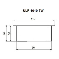 Панель светодиодная Uniel Грильято 7 Вт 100x100 мм 4000 К IP44 цвет белый