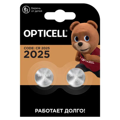 Батарейка литиевая Opticell Specialty CR2025 2 шт.