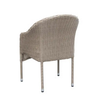 Стул Софи GS062 65x65x85 см искусственный ротанг бежевый