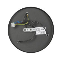 Люстра потолочная Софт Трио 3 лампы 9 м² цвет черный/коричневый