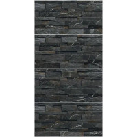 Глазурованный керамогранит Concor Slate Black 30x60 см 1.08 м² матовый цвет тёмно-серый камень