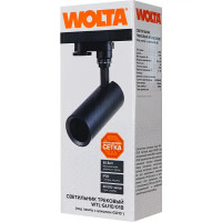 Трековый светильник Wolta WTL-GU10/01B светодиодный 50 Вт 5 м² цвет черный
