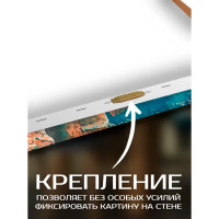 Картина Отпуск на пляже 30x30 см