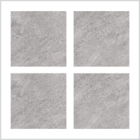 Глазурованный керамогранит Ceramente Stellare Quartzite Pro 60x60 см 1.44 м² матовый цвет серый светлый