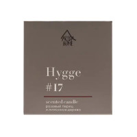 Свеча в стакане ароматизированная Hygge N17 Розовый перец и лимонное дерево