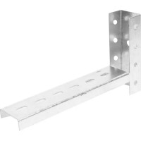 Консоль с опорой для крепления лотков 200 мм