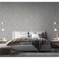 Обои флизелиновые Wallsecret Oslo серые 1.06 м 8966-26