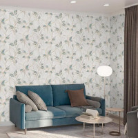 Обои флизелиновые Palitra Home Pro-Fleur зеленые 1.06 м HC31221-17A