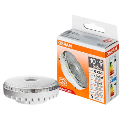 Лампа светодиодная Osram GX53 10 Вт нейтральный белый свет