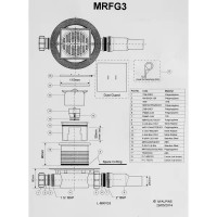 Трап для душа McAlpine 115x115 мм сухой затвор MRFG3-PB