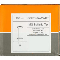 Гвозди с шайбой GNG GNPDNW-22-BT 3.7x105 мм, 100 шт.