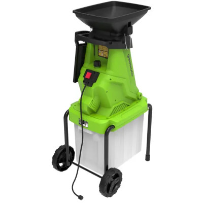 Измельчитель садовый электрический Greenworks 2800 Вт