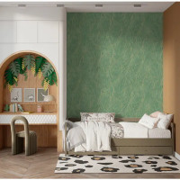 Обои флизелиновые Wallsecret Madeira зеленые 1.06 м 8988-28