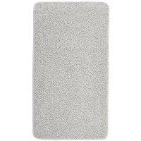 Ковер Teddy 50x80 см полиэстер цвет серый