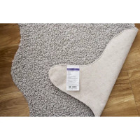 Ковер-шкура Teddy 60x90 см полиэстер цвет серая
