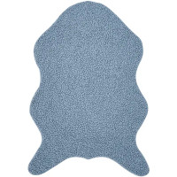 Ковер Teddy 60x90 см полиэстер цвет синий