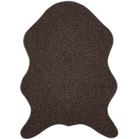 Ковер Teddy 60x90 см полиэстер цвет коричневый