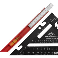 Угольник многофункциональный 7в1 Vertextools 3046-1, 180 мм