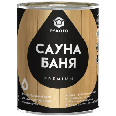 Воск термостойкий для бань и саун Eskaro Interior Wax 0.9 л