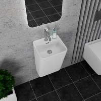 Раковина моноблок Kapry подвесная 60x36x33 см