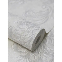 Обои флизелиновые Wallsecret Lardini белые 1.06 м 8975-20