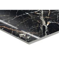 Глазурованный керамогранит Arcadia Ceramica Torino Black High Gloss 60x120 см 1.44 м² глянцевый цвет черный