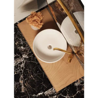 Глазурованный керамогранит Arcadia Ceramica Torino Black High Gloss 60x120 см 1.44 м² глянцевый цвет черный