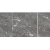 Глазурованный керамогранит Arcadia Ceramica Pulpis Nero Glossy 60x60 см 1.44 м² глянцевый цвет серый