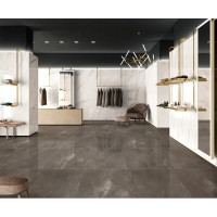 Глазурованный керамогранит Arcadia Ceramica Pulpis Nero Glossy 60x60 см 1.44 м² глянцевый цвет серый