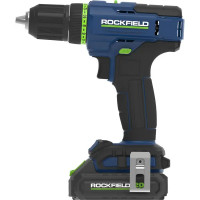 Дрель-шуруповерт аккумуляторная Rockfield RF2002K, 20 В Li-ion 2x2 Ач