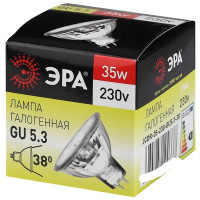 Лампа галогеновая Эра GU5.3-35W-230V-CL GU5.3 230 В 35 Вт капсула 600 лм