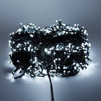 Электрогирлянда наружная/комнатная нить 100 м 1000 LED холодный белый свет