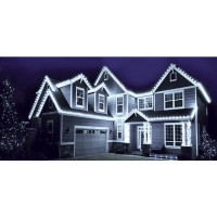 Электрогирлянда наружная/комнатная нить 100 м 1000 LED холодный белый свет