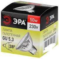 Лампа галогеновая Эра GU5.3-JCDR-50W-230V-CL GU5.3 230 В 50 Вт капсула 600 лм