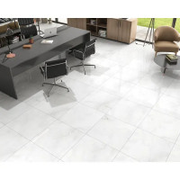 Глазурованный керамогранит Arcadia Ceramica Anty Sky Grey Glossy 60x60 см 1.44 м² глянцевый цвет светло-серый